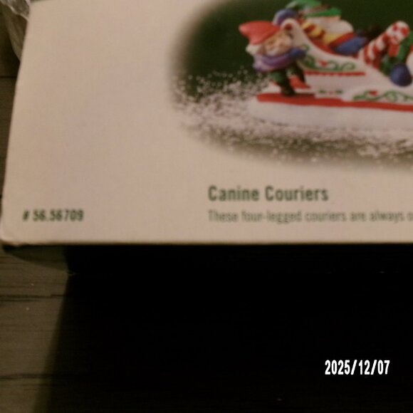 Dept Department 56 North Pole Series Canine Couriers Christmas Dog Sled 56706 - Picture 4 of 9
